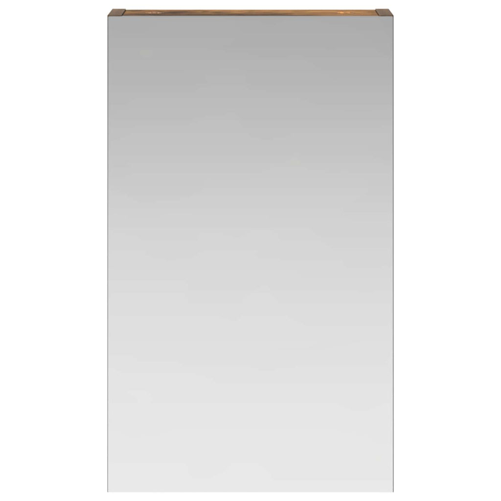 vidaXL Szafka z lustrem do łazienki Dąb wędzony 30 x 10,5 x 50 cm