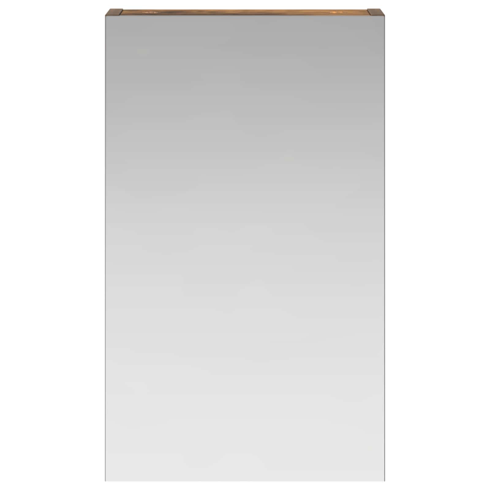 vidaXL Szafka z lustrem do łazienki Dąb wędzony 30 x 10,5 x 50 cm