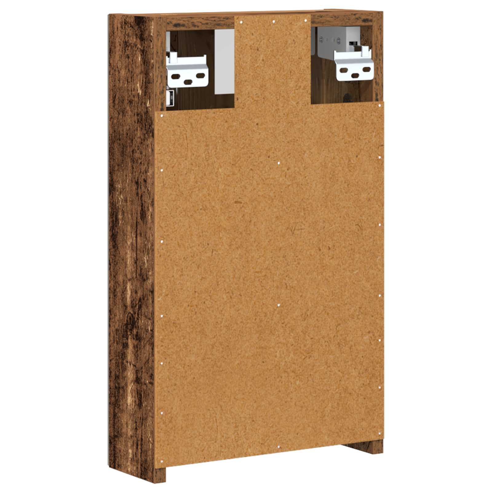 vidaXL Szafka z lustrem do łazienki Stare drewno 30 x 10,5 x 50 cm