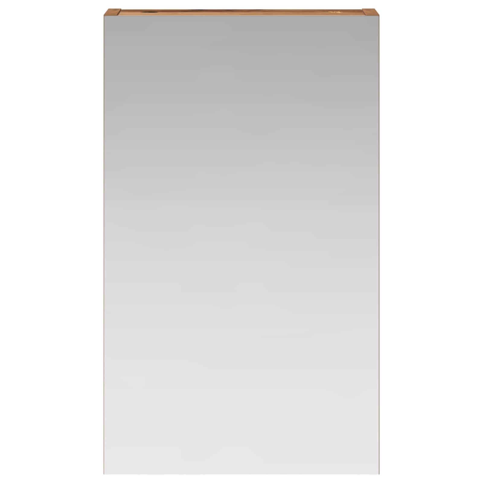 vidaXL Szafka z lustrem do łazienki Stare drewno 30 x 10,5 x 50 cm