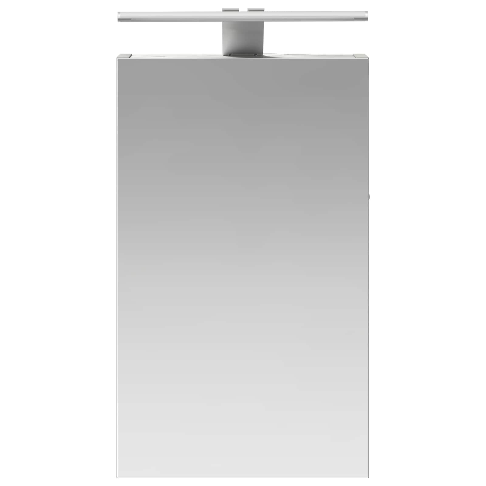 vidaXL Szafka z lustrem do łazienki Betonowy szary 30 x 10,5 x 50 cm