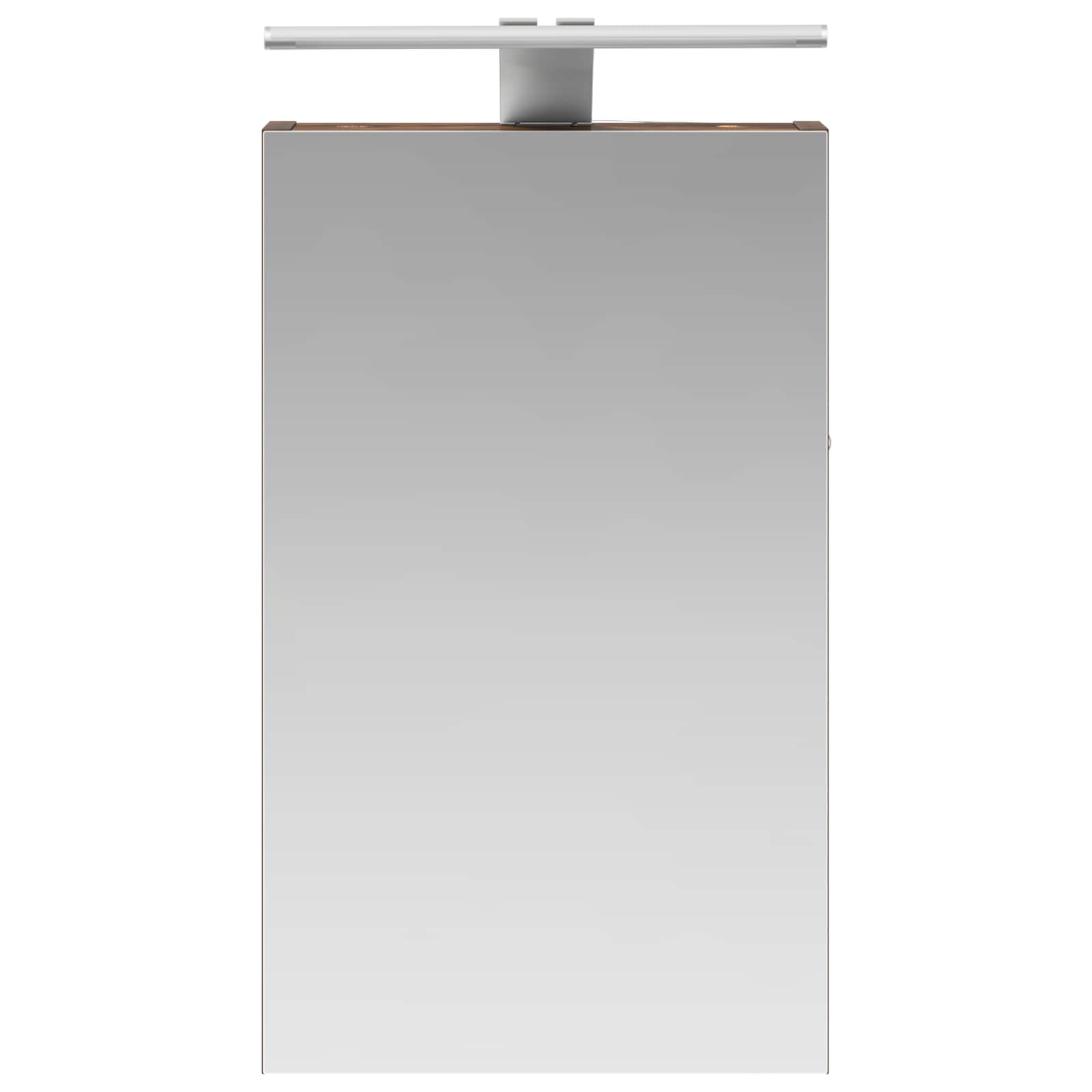 vidaXL Szafka z lustrem do łazienki Dąb wędzony 30 x 10,5 x 50 cm