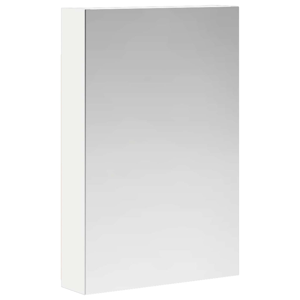 vidaXL Szafka z lustrem do łazienki z półką Biały 40 x 10,5 x 60,5 cm