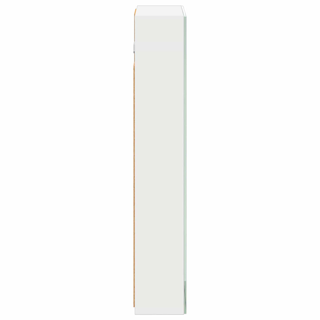 vidaXL Szafka z lustrem do łazienki z półką Biały 40 x 10,5 x 60,5 cm