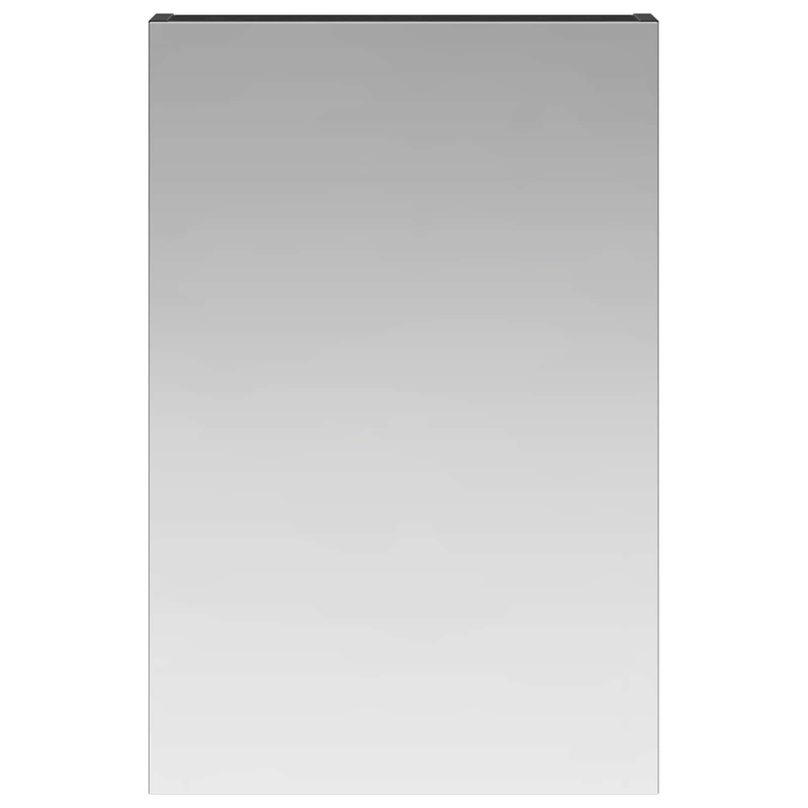 vidaXL Szafka z lustrem do łazienki Czarny Dąb 40 x 10,5 x 60,5 cm