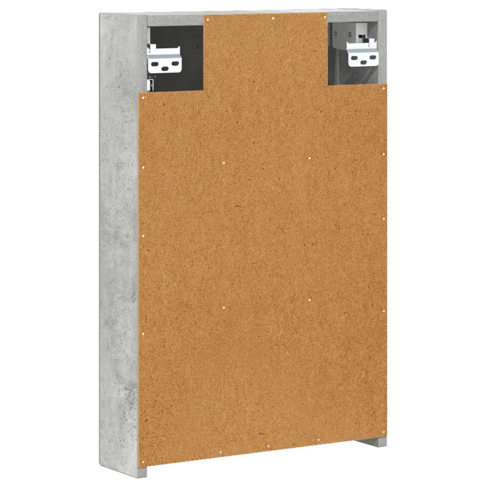 vidaXL Szafka z lustrem do łazienki Betonowy szary 40 x 10,5 x 60,5 cm