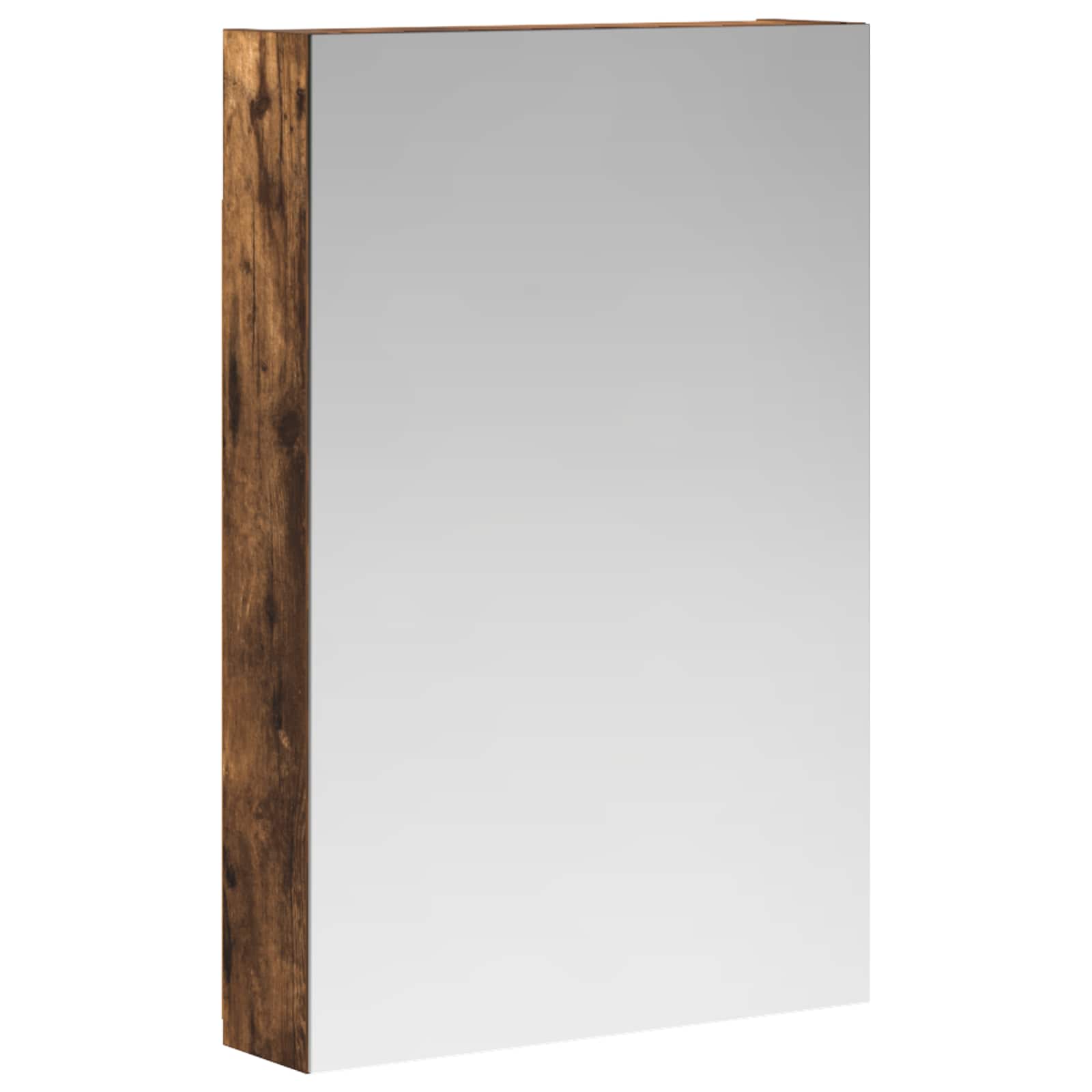 vidaXL Szafka z lustrem do łazienki Dąb wędzony 40 x 10,5 x 60,5 cm