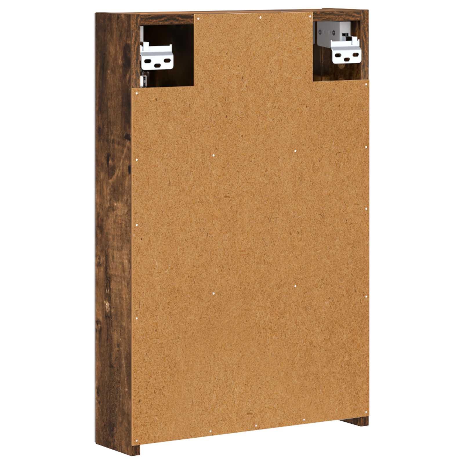 vidaXL Szafka z lustrem do łazienki Dąb wędzony 40 x 10,5 x 60,5 cm