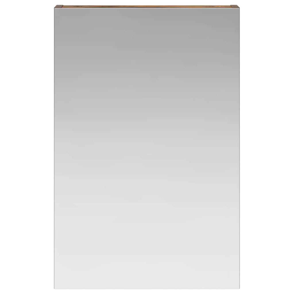 vidaXL Szafka z lustrem do łazienki Dąb wędzony 40 x 10,5 x 60,5 cm