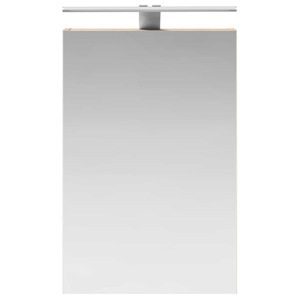 vidaXL Szafka z lustrem do łazienki Dąb Sonoma 40 x 10,5 x 60,5 cm