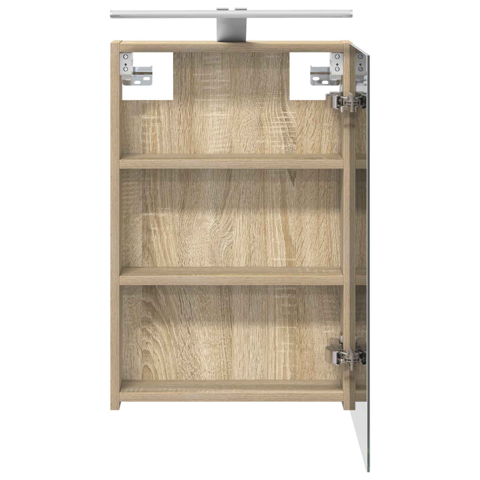 vidaXL Szafka z lustrem do łazienki Dąb Sonoma 40 x 10,5 x 60,5 cm
