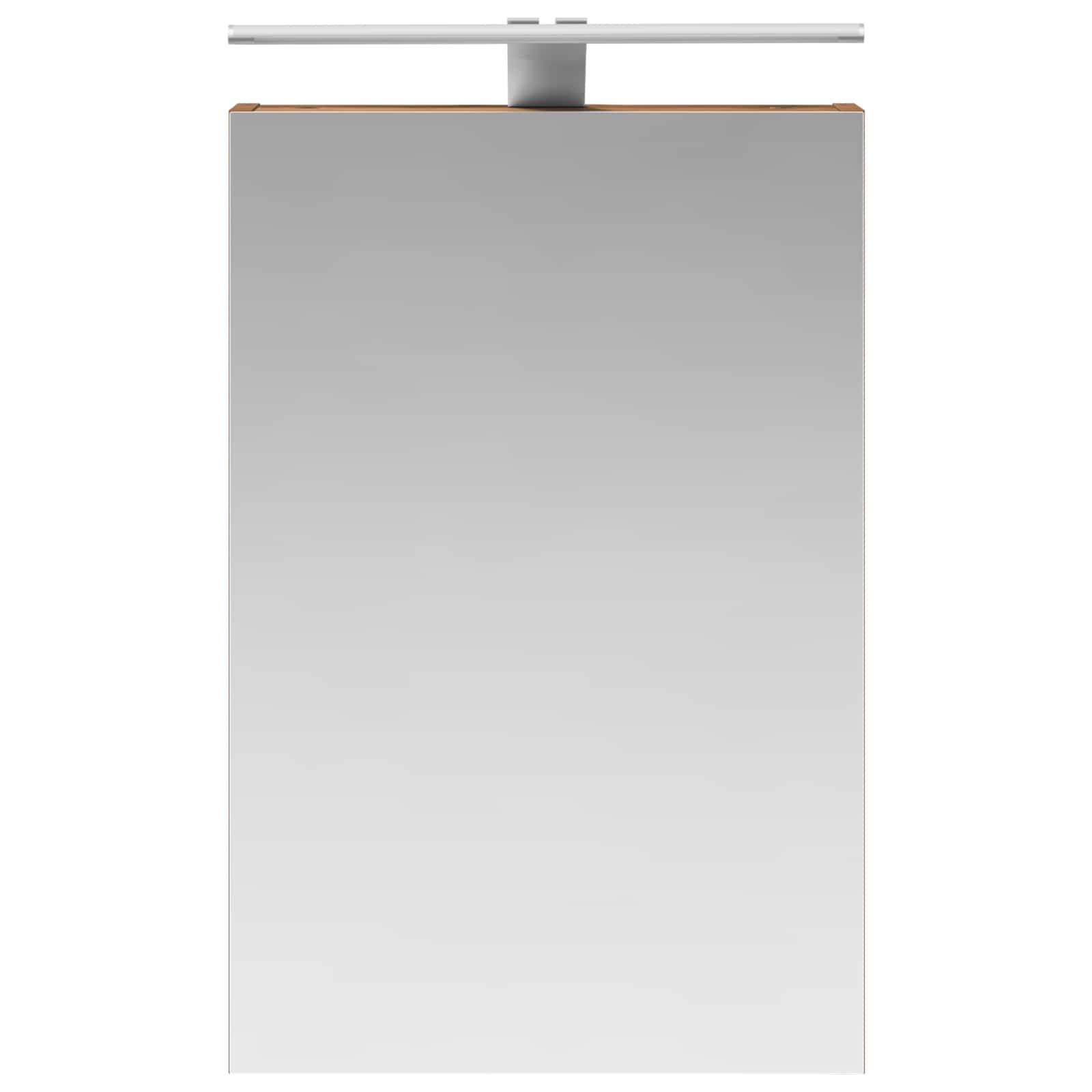 vidaXL Szafka z lustrem do łazienki Stare drewno 40 x 10,5 x 60,5 cm