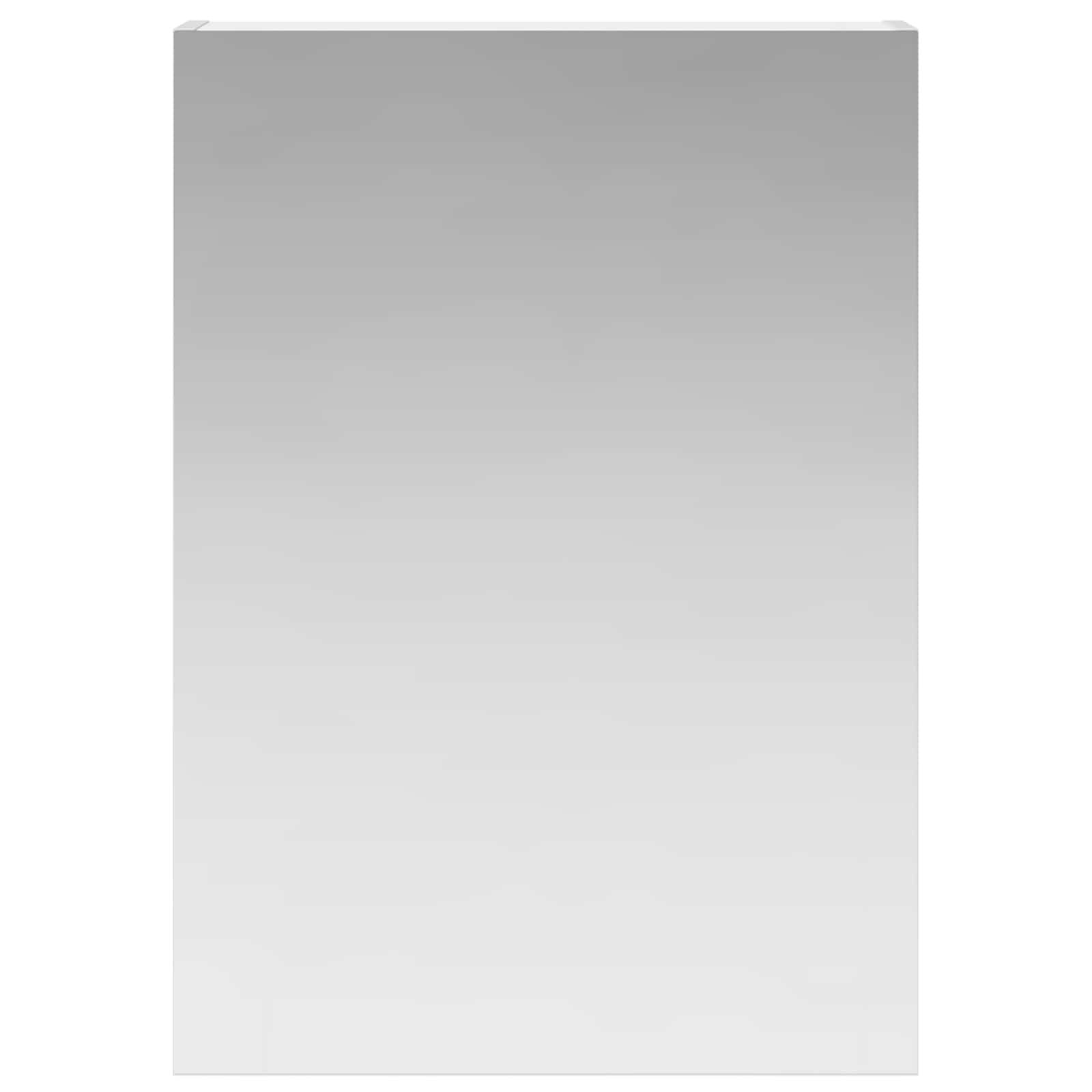 vidaXL Szafka z lustrem do łazienki z półką Biały 50 x 14,5 x 70 cm