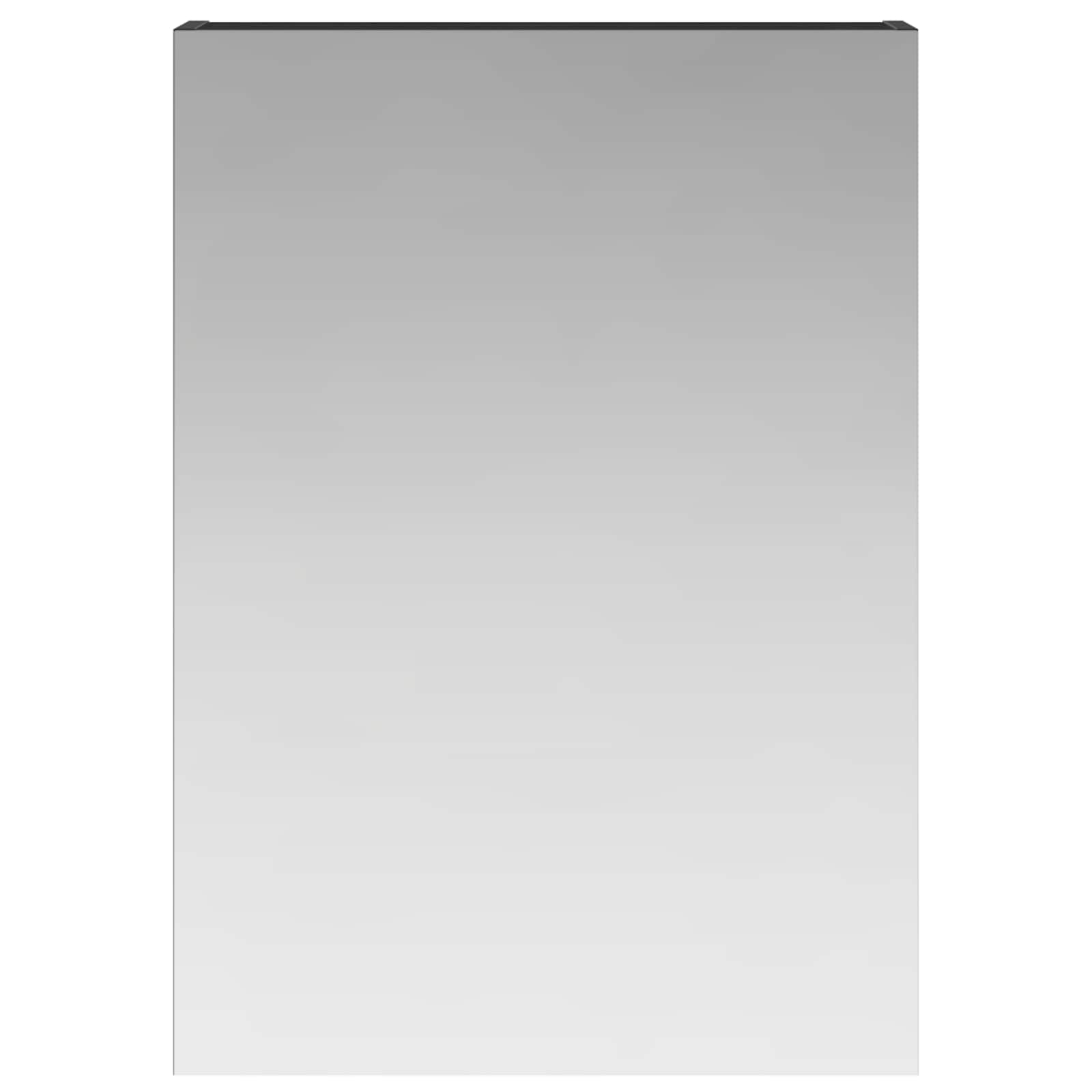 vidaXL Szafka z lustrem do łazienki Czarny Dąb 50 x 14,5 x 70 cm