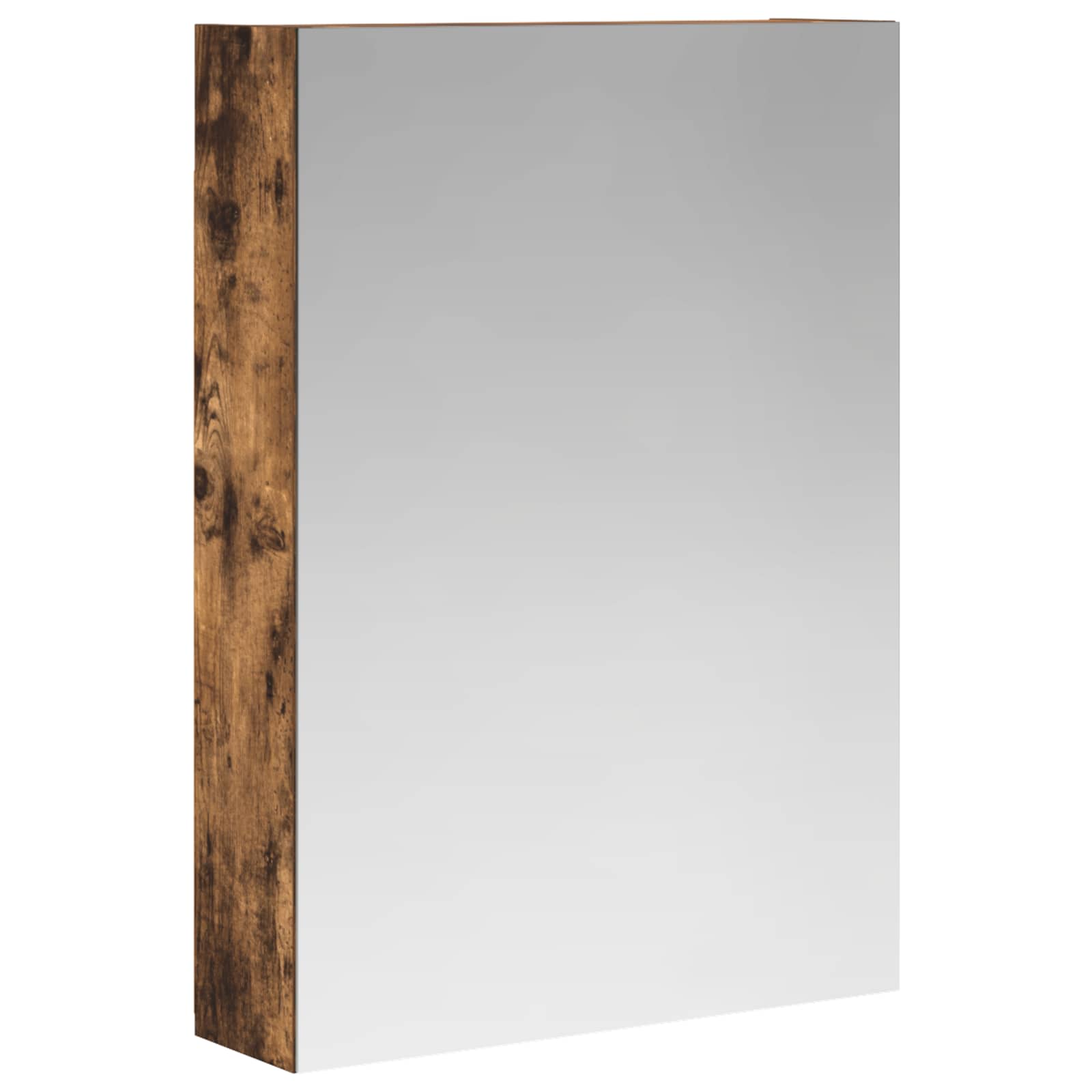 vidaXL Szafka z lustrem do łazienki Dąb wędzony 50 x 14,5 x 70 cm