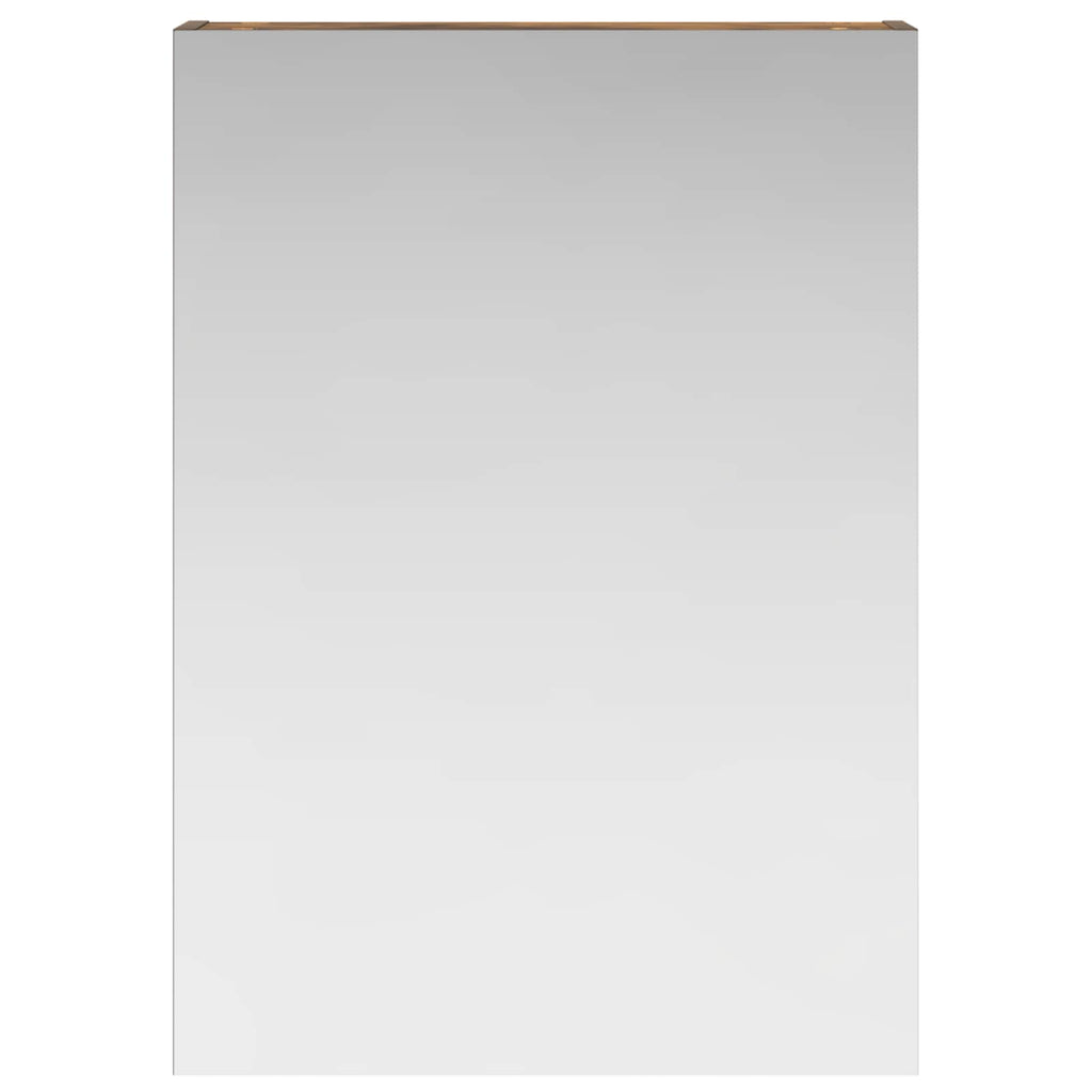 vidaXL Szafka z lustrem do łazienki Dąb wędzony 50 x 14,5 x 70 cm