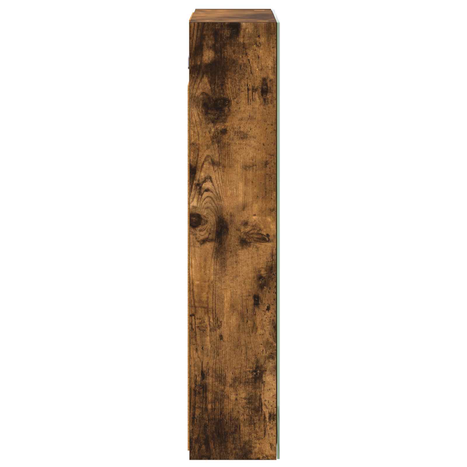 vidaXL Szafka z lustrem do łazienki Dąb wędzony 50 x 14,5 x 70 cm