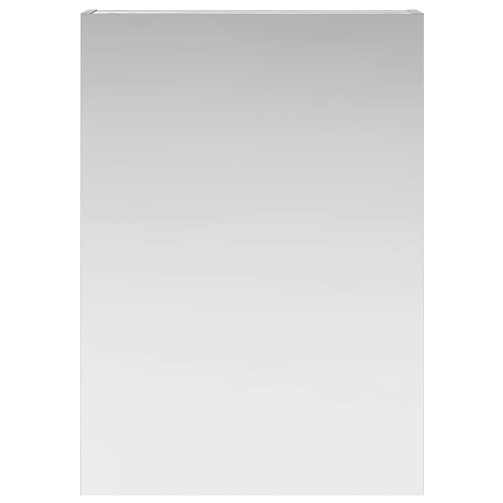 vidaXL Szafka z lustrem do łazienki Szary Sonoma 50 x 14,5 x 70 cm