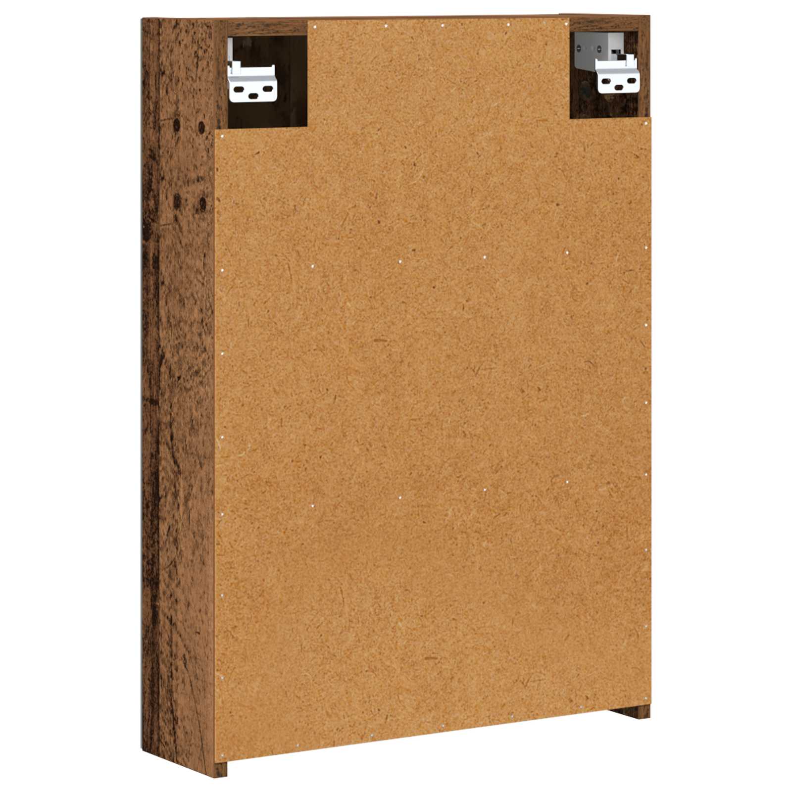 vidaXL Szafka z lustrem do łazienki Stare drewno 50 x 14,5 x 70 cm
