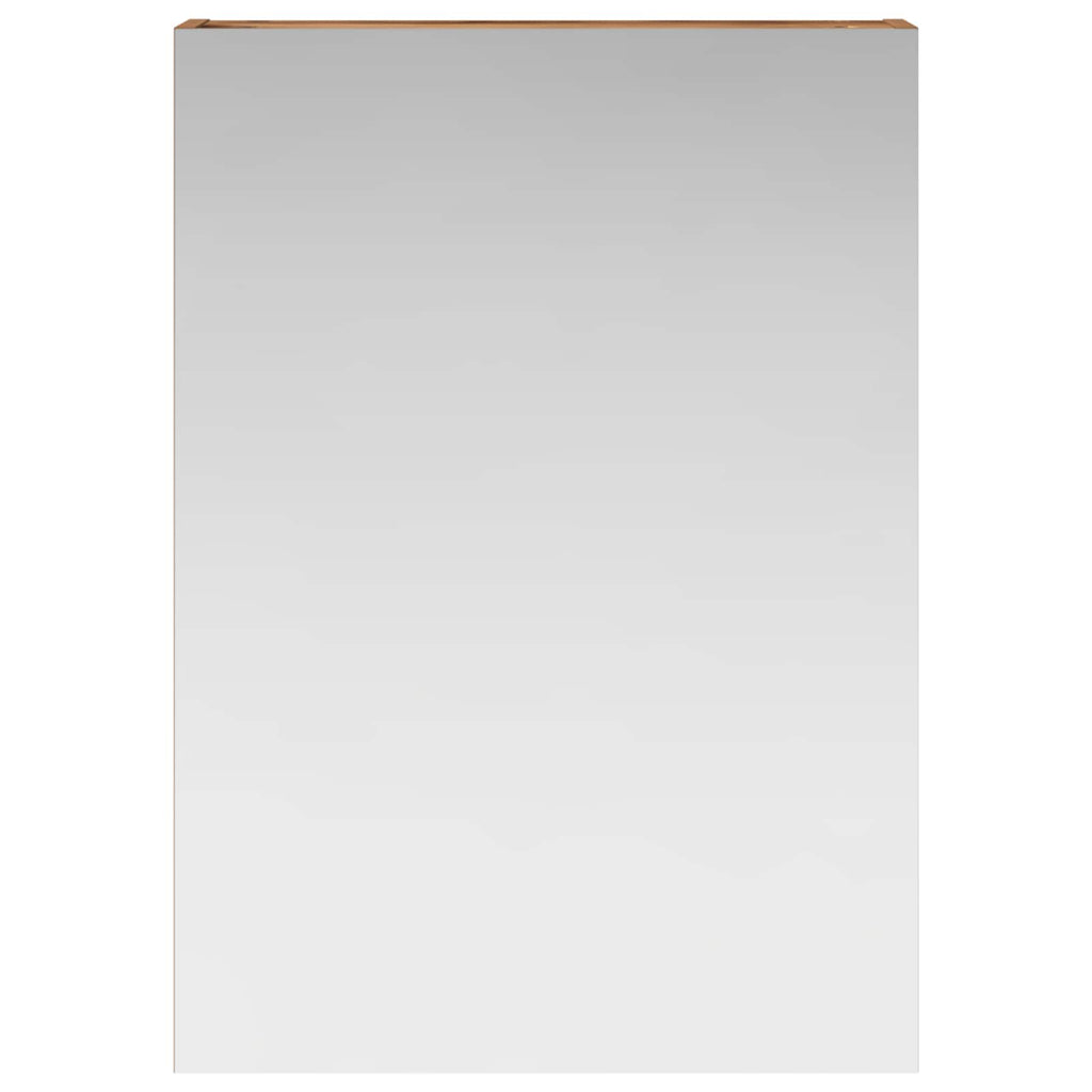 vidaXL Szafka z lustrem do łazienki Stare drewno 50 x 14,5 x 70 cm