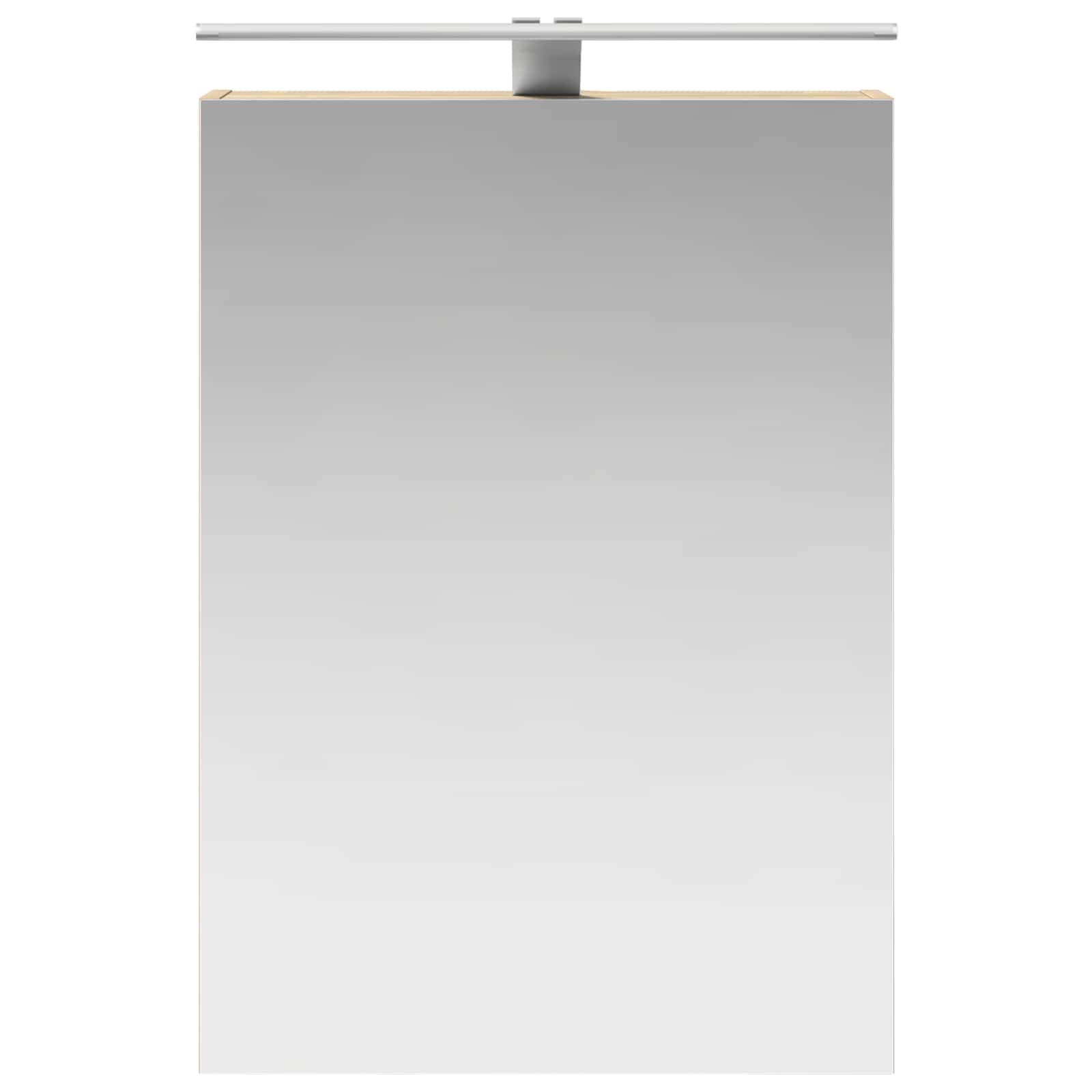 vidaXL Szafka z lustrem do łazienki Dąb Sonoma 50 x 14,5 x 70 cm