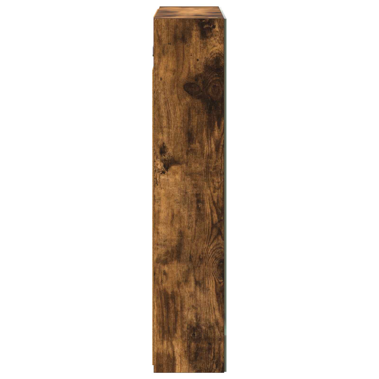 vidaXL Szafka z lustrem do łazienki Dąb wędzony 60 x 14,5 x 70 cm