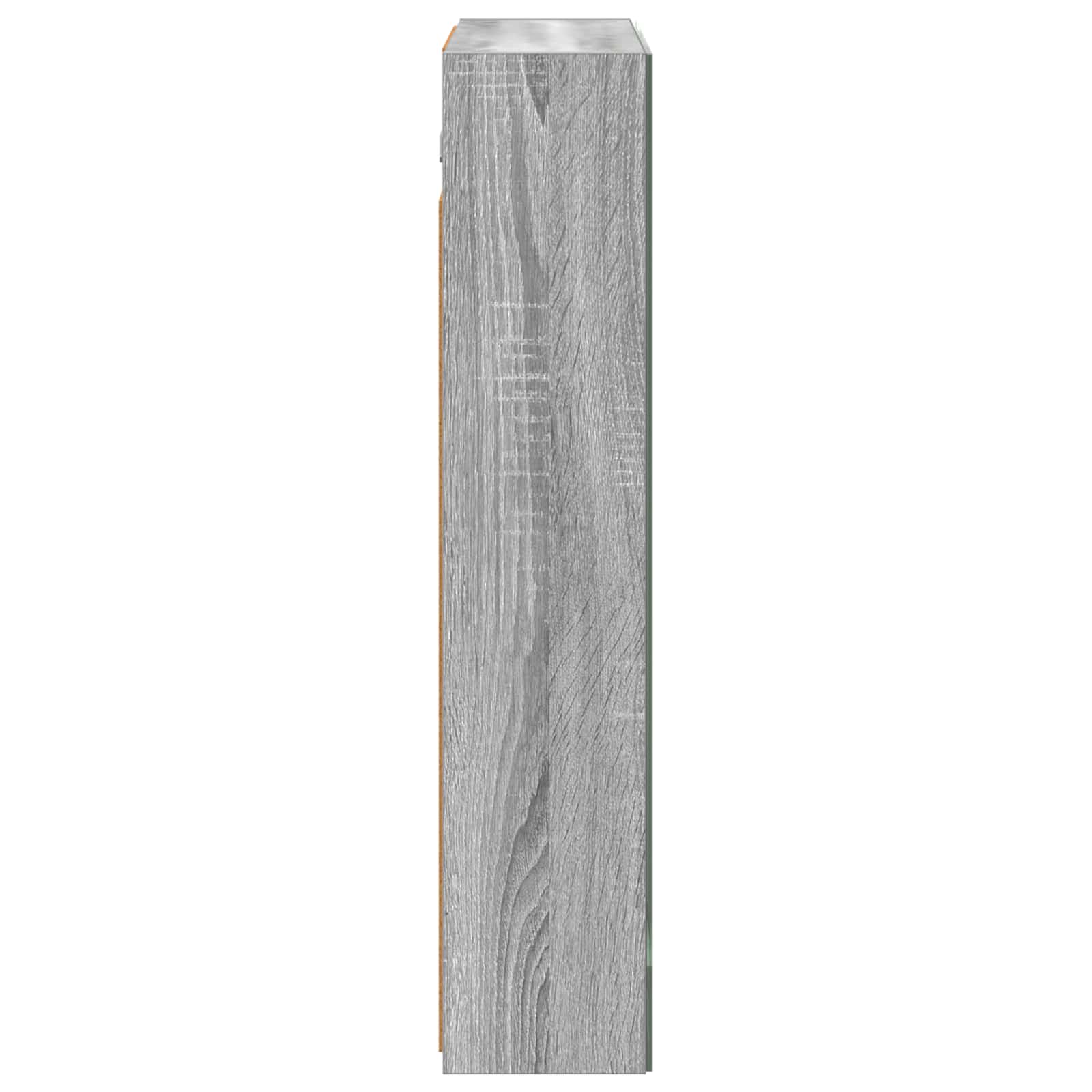 vidaXL Szafka z lustrem do łazienki Szary Sonoma 60 x 14,5 x 70 cm