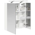 vidaXL Szafka z lustrem do łazienki z półką Biały 60 x 14,5 x 70 cm