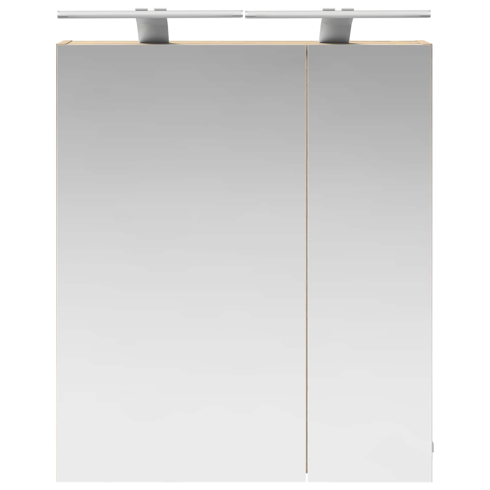 vidaXL Szafka z lustrem do łazienki Dąb Sonoma 60 x 14,5 x 70 cm