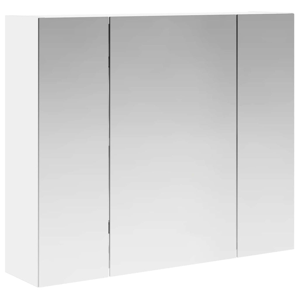 vidaXL Szafka z lustrem do łazienki Biały 60 x 14,5 x 50 cm