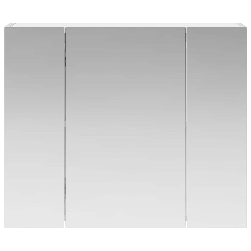 vidaXL Szafka z lustrem do łazienki Biały 60 x 14,5 x 50 cm