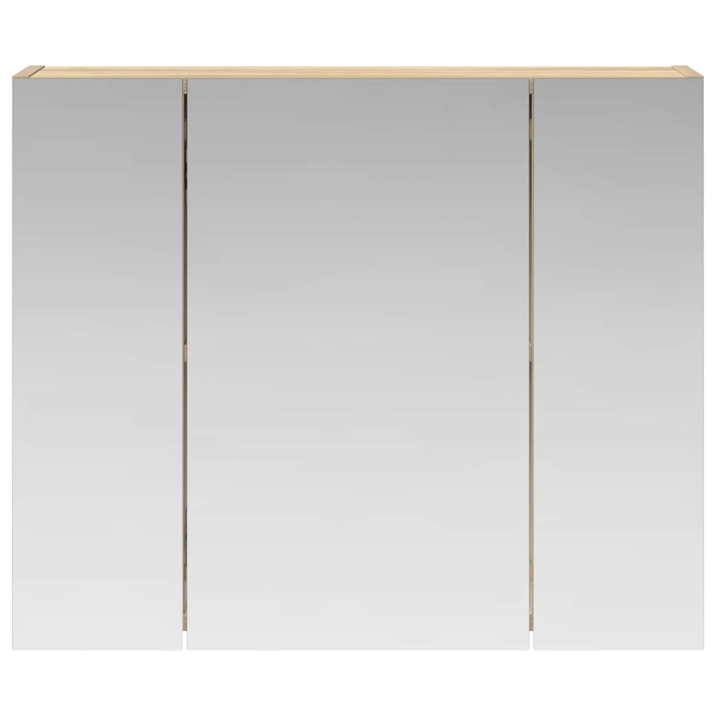 vidaXL Szafka z lustrem do łazienki Dąb Sonoma 60 x 14,5 x 50 cm