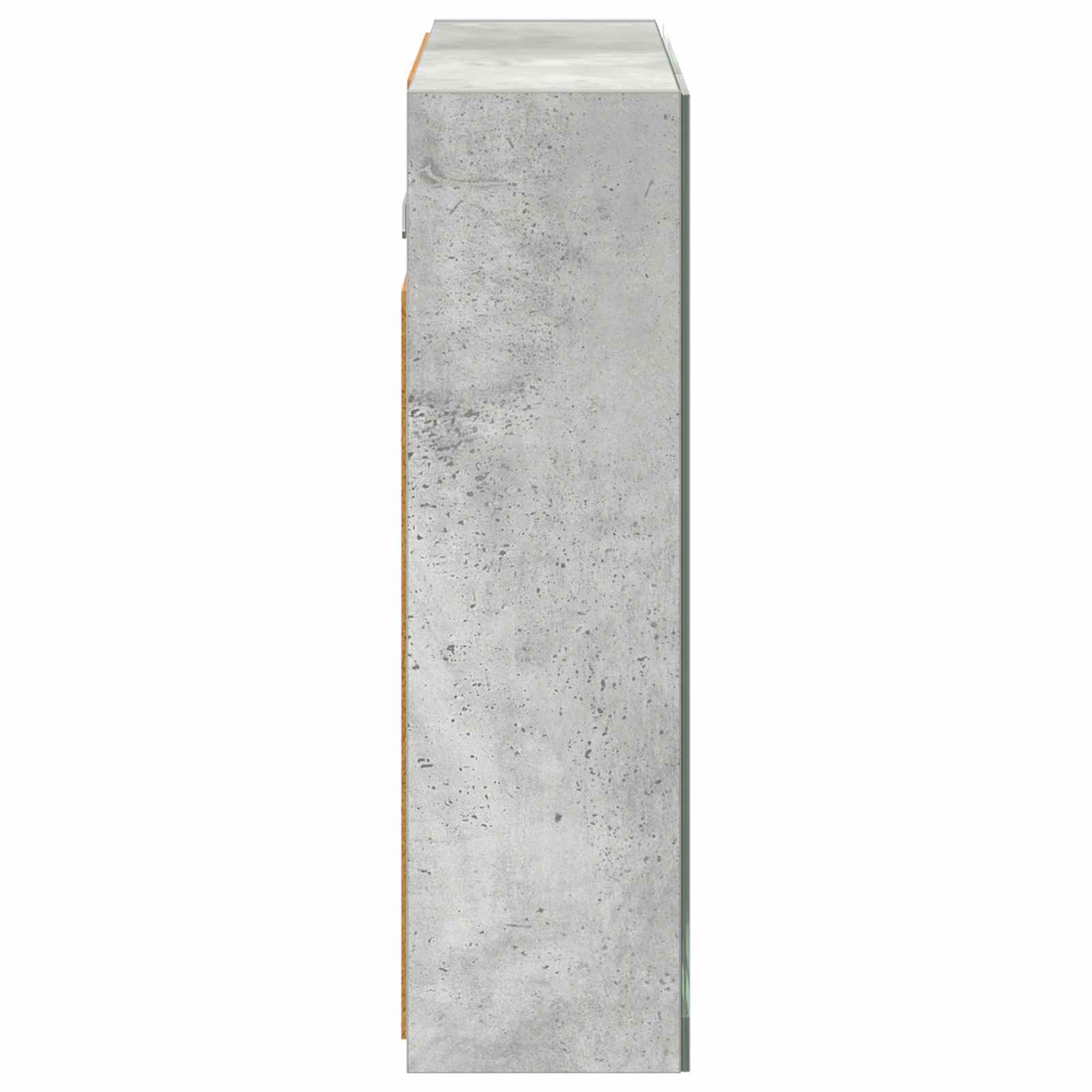 vidaXL Szafka z lustrem do łazienki Betonowy szary 60 x 14,5 x 50 cm