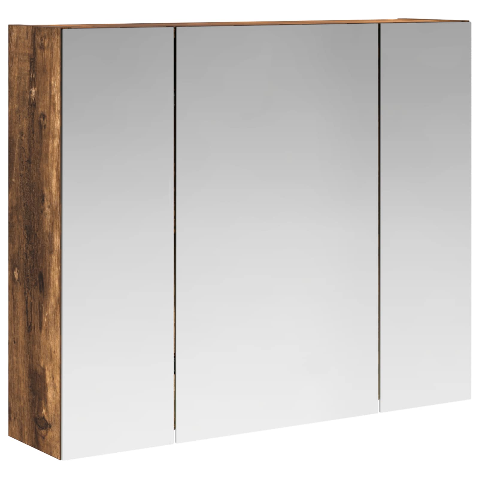 vidaXL Szafka z lustrem do łazienki Dąb wędzony 60 x 14,5 x 50 cm