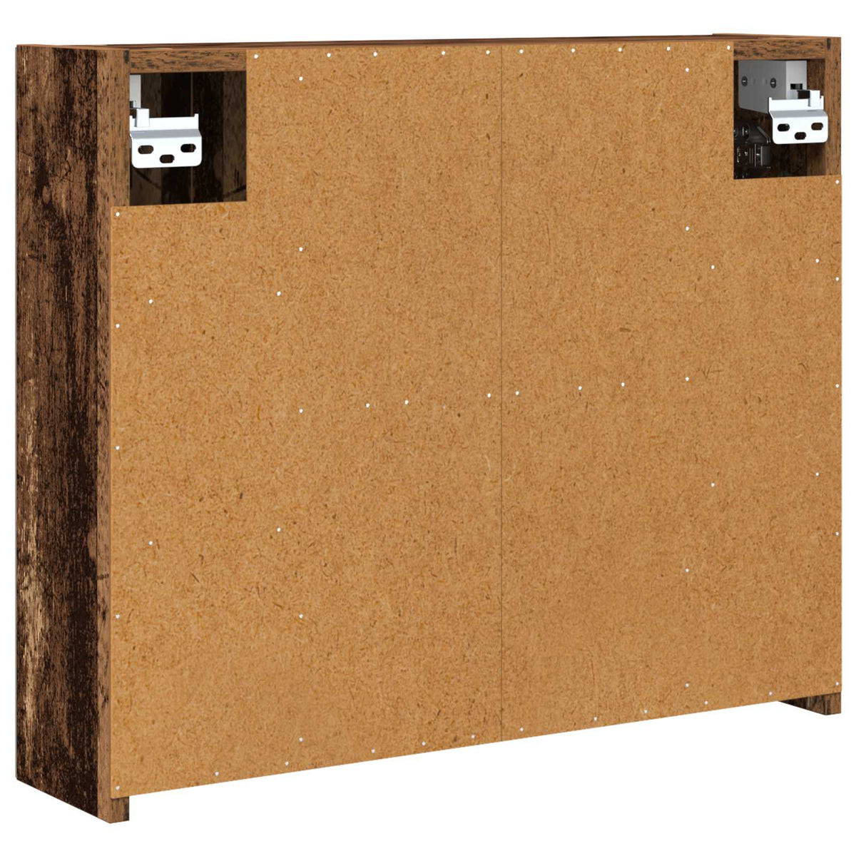 vidaXL Szafka z lustrem do łazienki Stare drewno 60 x 14,5 x 50 cm
