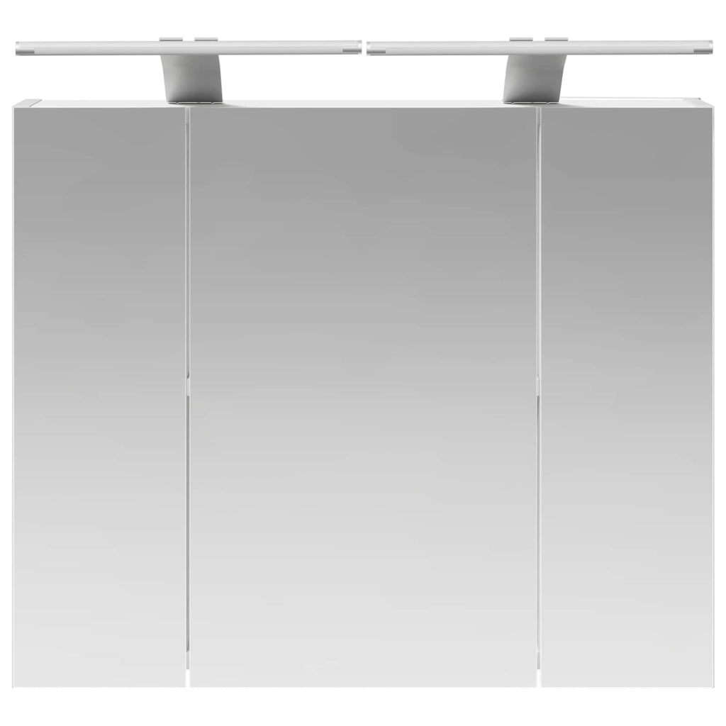 vidaXL Szafka z lustrem do łazienki Biały 60 x 14,5 x 50 cm