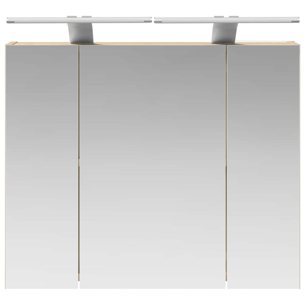 vidaXL Szafka z lustrem do łazienki Dąb Sonoma 60 x 14,5 x 50 cm