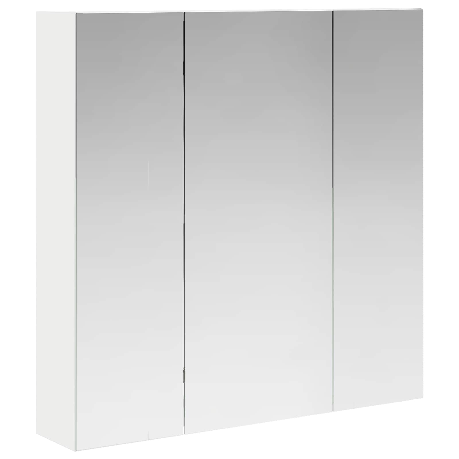 vidaXL Szafka z lustrem do łazienki Biały 70 x 14,5 x 70 cm