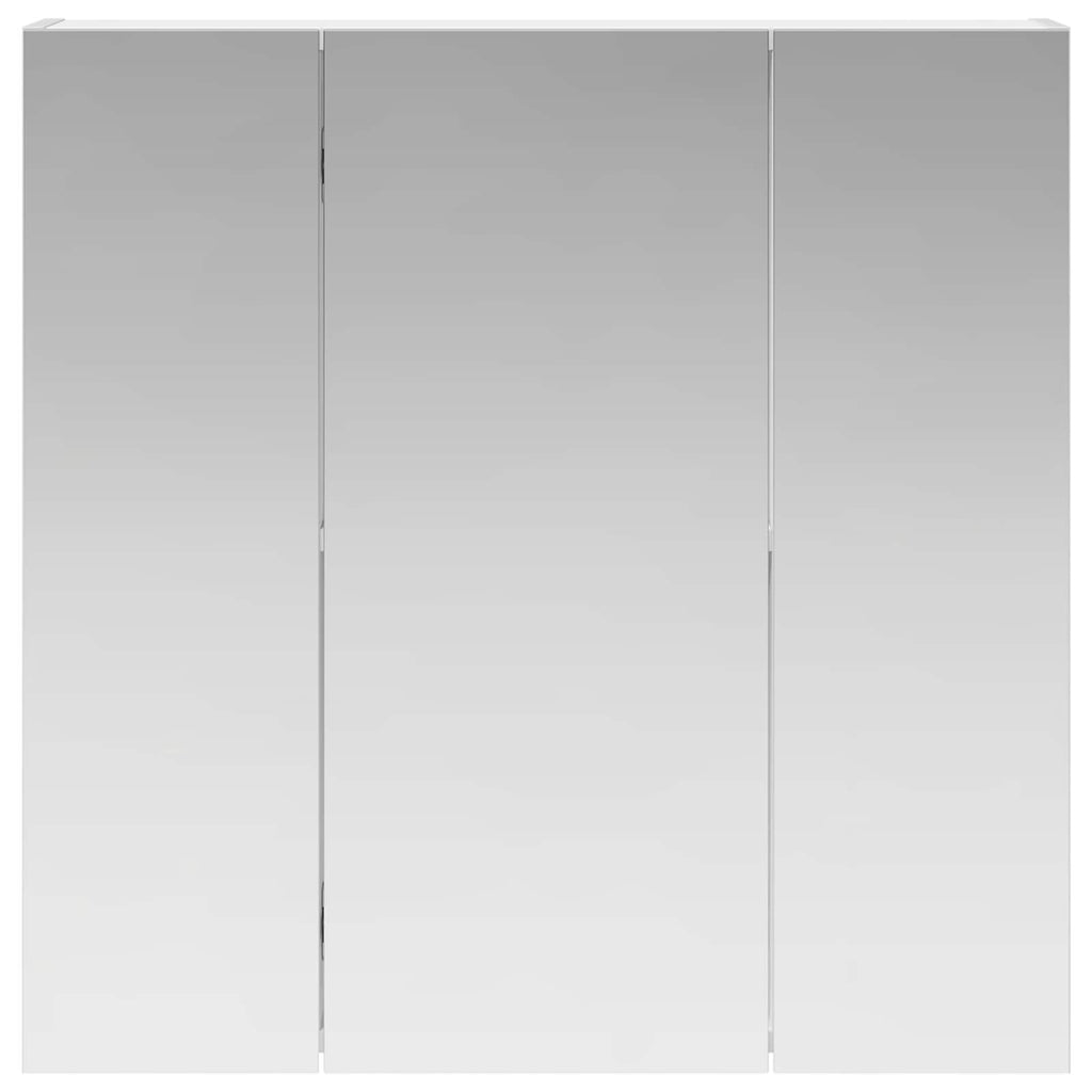 vidaXL Szafka z lustrem do łazienki Biały 70 x 14,5 x 70 cm