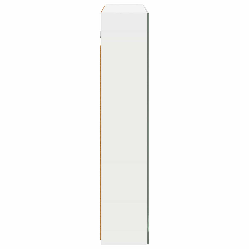 vidaXL Szafka z lustrem do łazienki Biały 70 x 14,5 x 70 cm