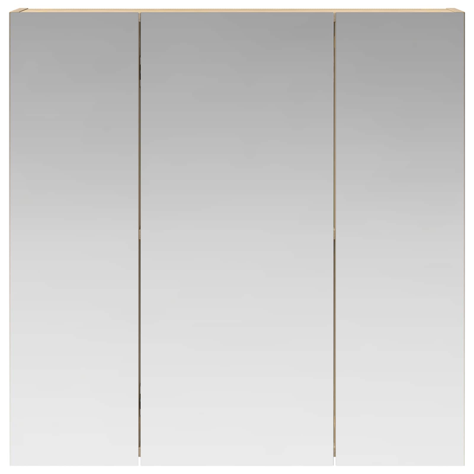 vidaXL Szafka z lustrem do łazienki Dąb Sonoma 70 x 14,5 x 70 cm