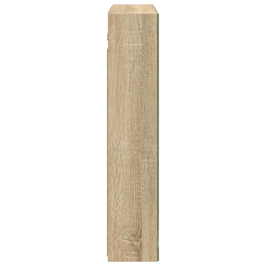vidaXL Szafka z lustrem do łazienki Dąb Sonoma 70 x 14,5 x 70 cm