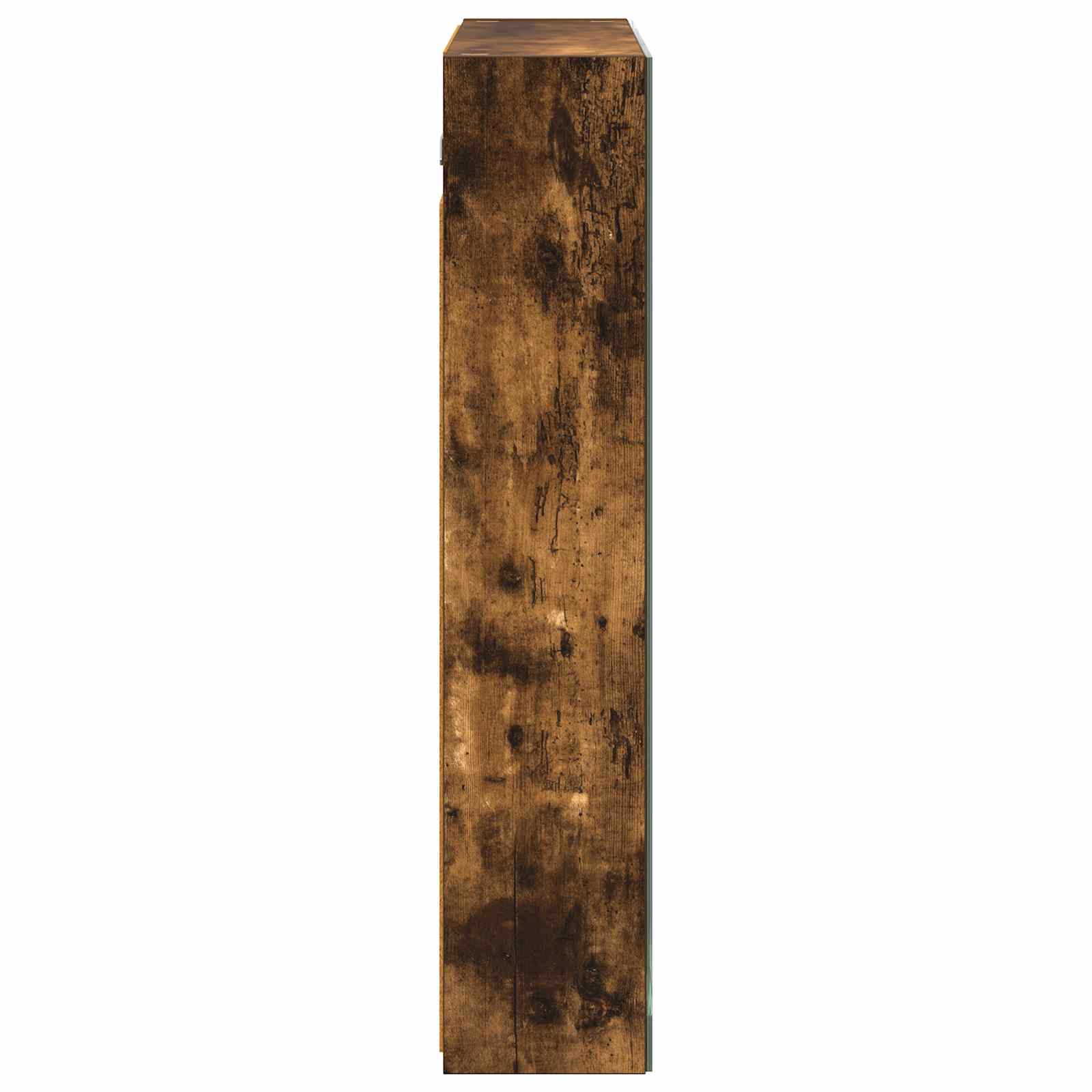 vidaXL Szafka z lustrem do łazienki Dąb wędzony 70 x 14,5 x 70 cm