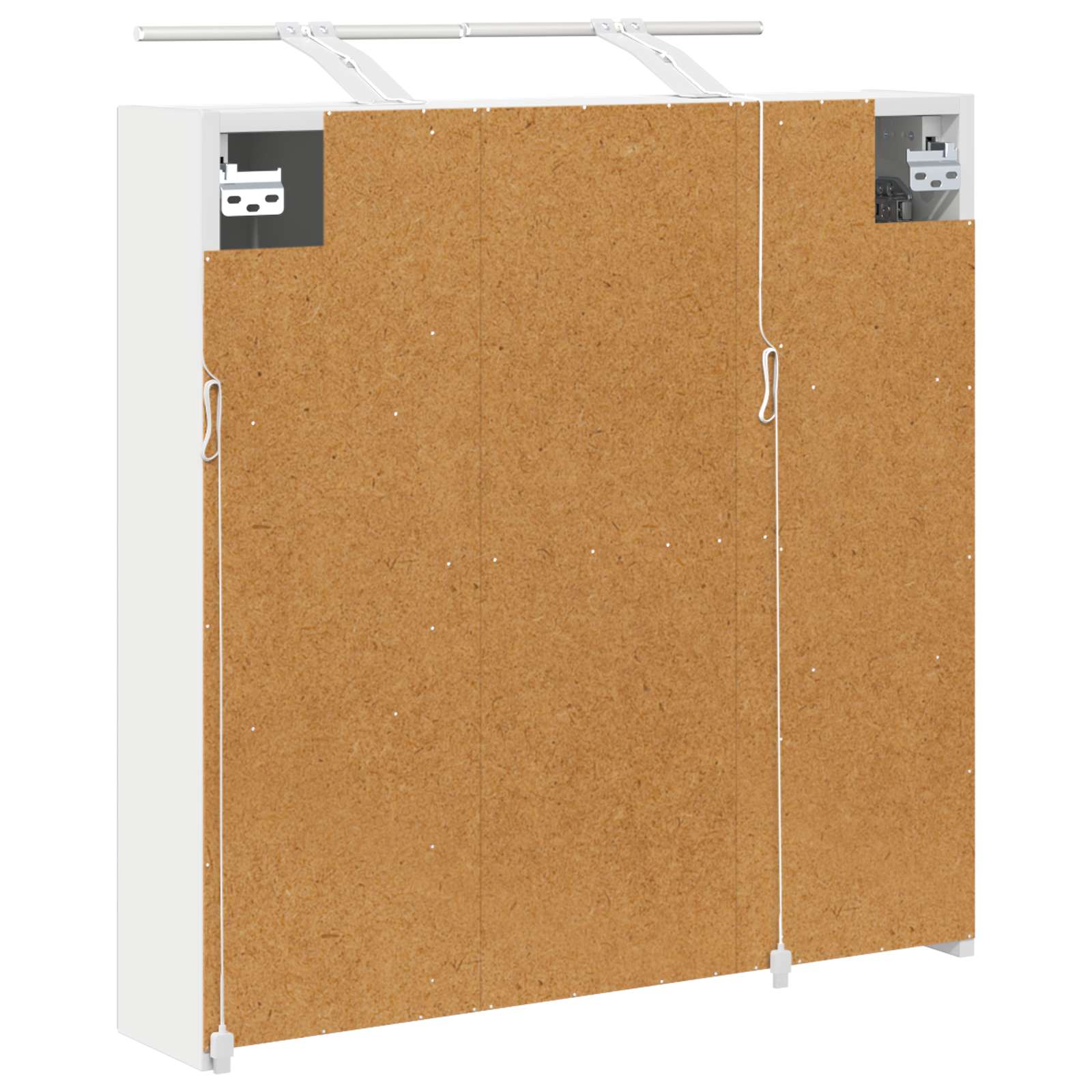 vidaXL Szafka z lustrem do łazienki Biały 70 x 14,5 x 70 cm
