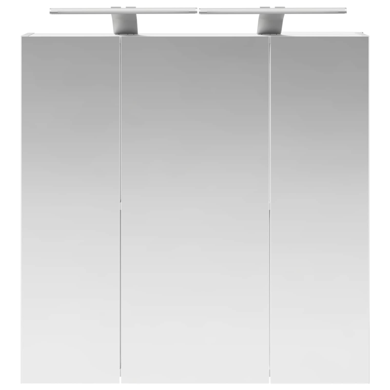vidaXL Szafka z lustrem do łazienki Biały 70 x 14,5 x 70 cm