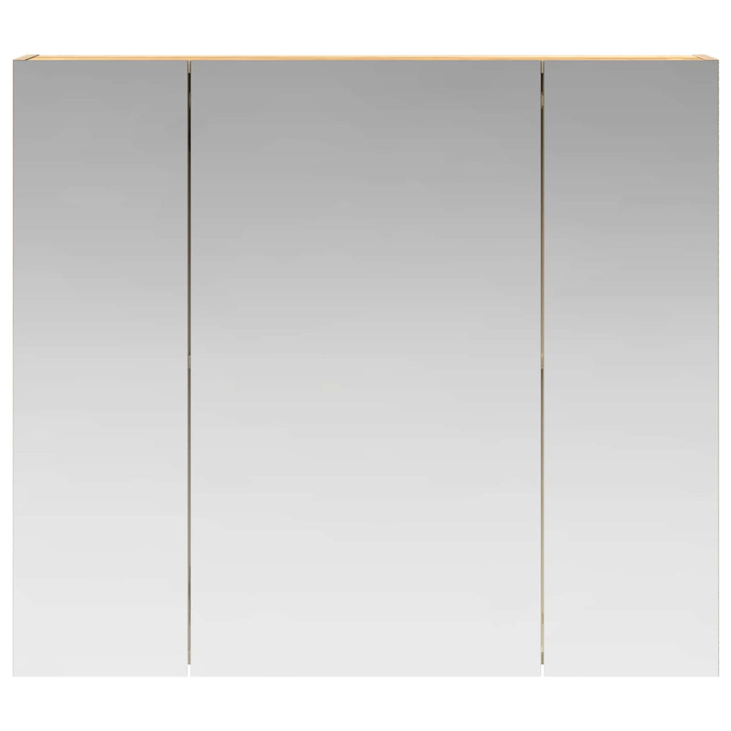 vidaXL Szafka z lustrem do łazienki Dąb Sonoma 80 x 14.5 x 70 cm