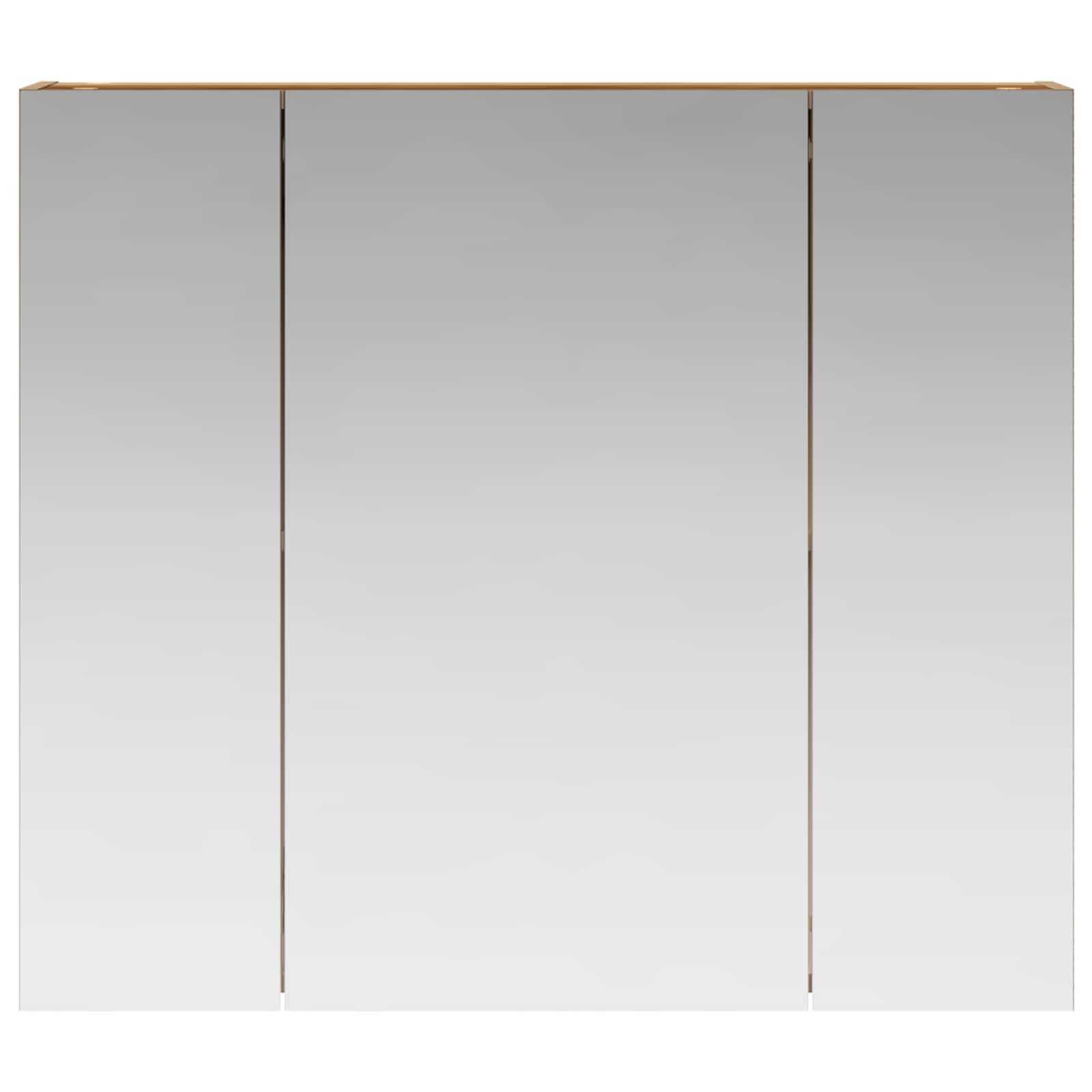 vidaXL Szafka z lustrem do łazienki Dąb artisan 80 x 14,5 x 70 cm