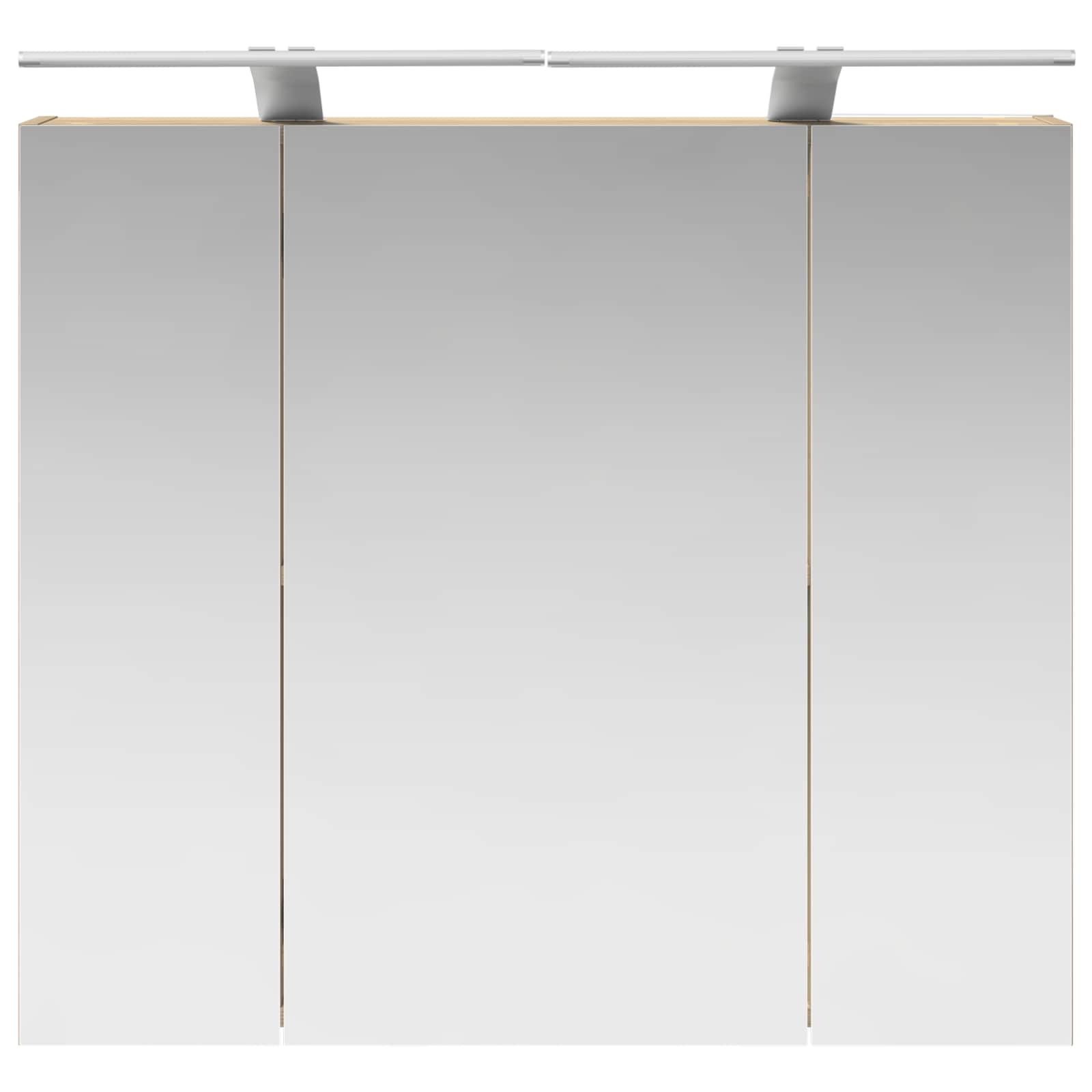 vidaXL Szafka z lustrem do łazienki Dąb Sonoma 80 x 14.5 x 70 cm