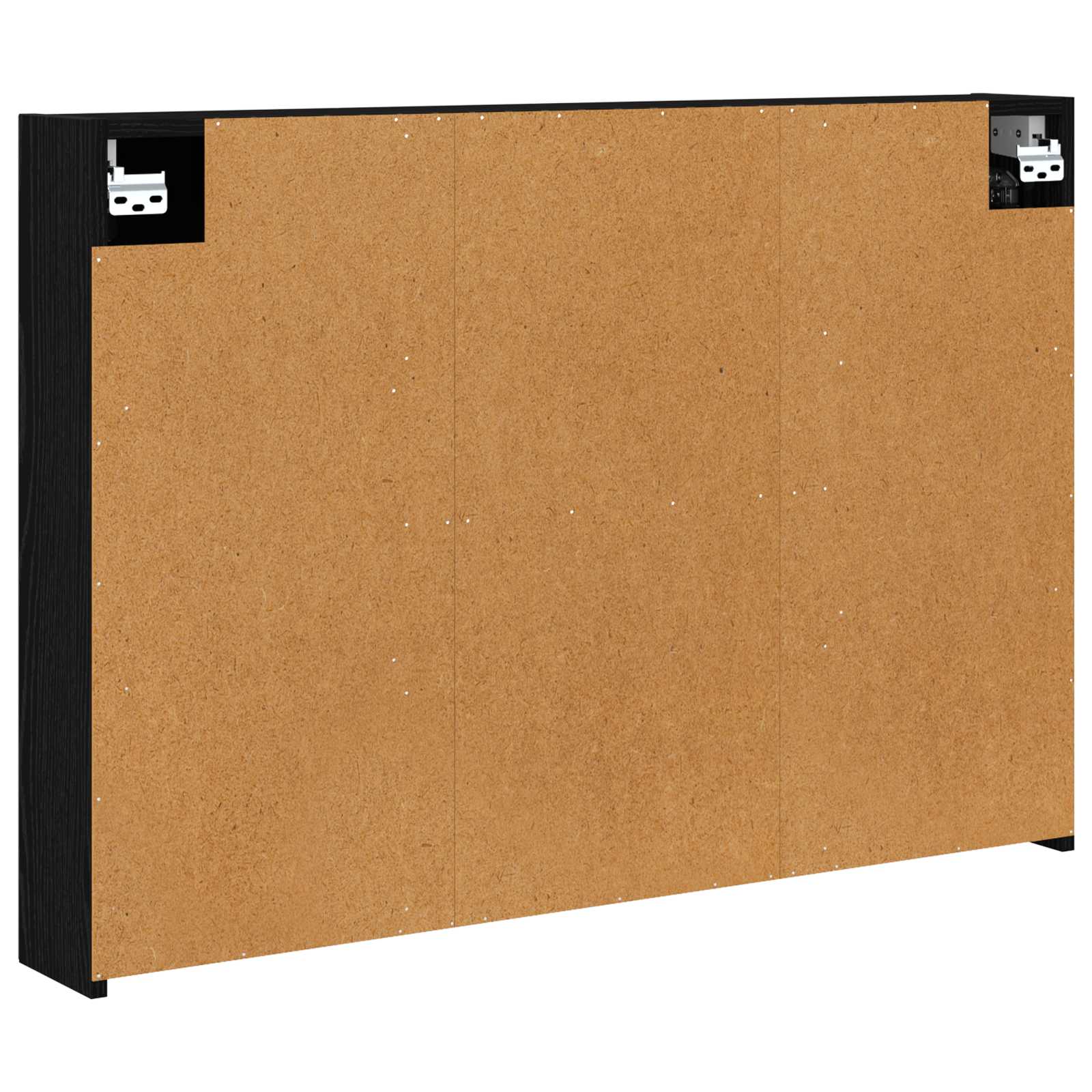 vidaXL Szafka z lustrem do łazienki Czarny Dąb 100 x 14,5 x 70 cm