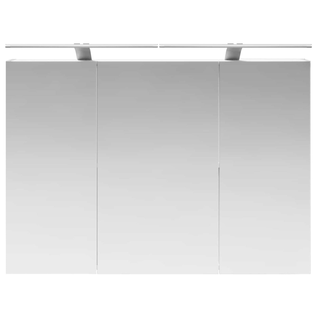 vidaXL Szafka z lustrem do łazienki Biały 100 x 14,5 x 70 cm